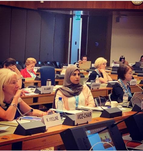 الدكتورة تماضر الرماح تشارك في الدورة الثالثة والسبعين للجنة المعنية بالقضاء على جميع أشكال التمييز ضد المرأة