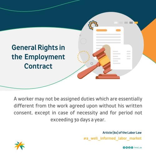 General Rights in the Employment Contract