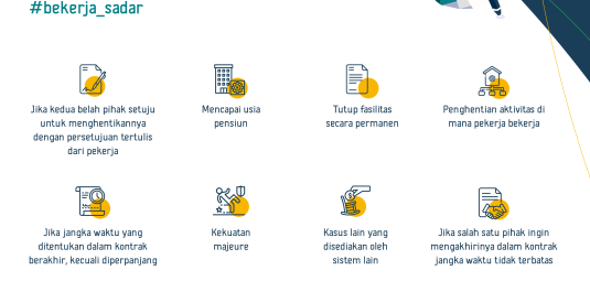 Kasus di mana kontrak kerja berakhir